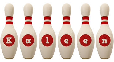 Kaleen bowling-pin logo