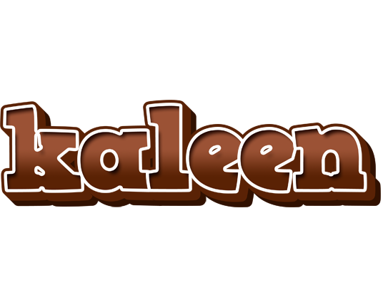 Kaleen brownie logo