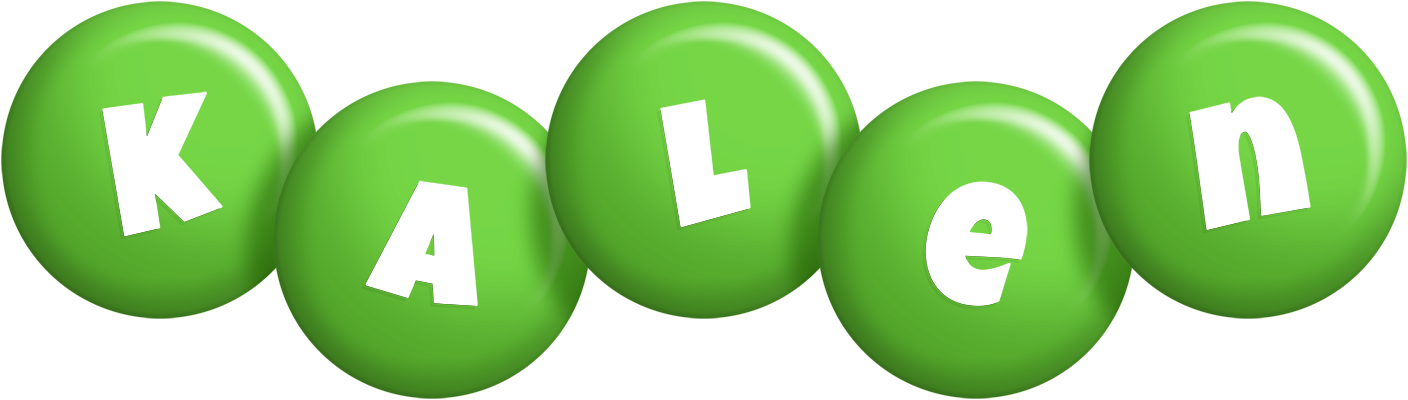Kalen candy-green logo