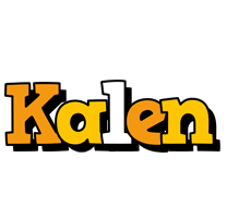 Kalen cartoon logo