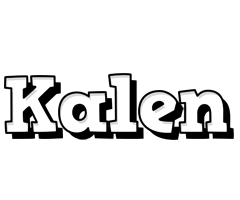 Kalen snowing logo