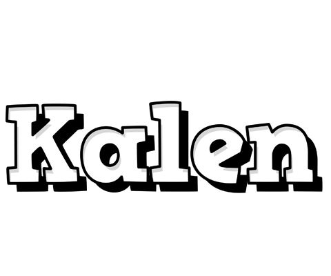 Kalen snowing logo
