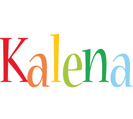 Kalena birthday logo