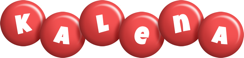 Kalena candy-red logo