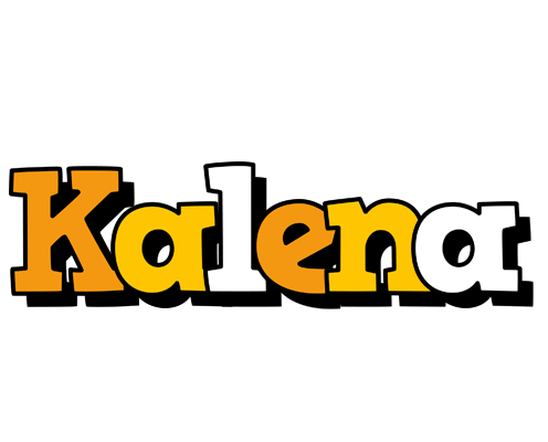 Kalena cartoon logo