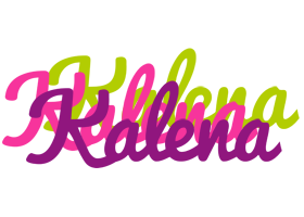 Kalena flowers logo