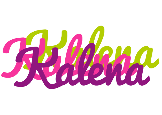 Kalena flowers logo