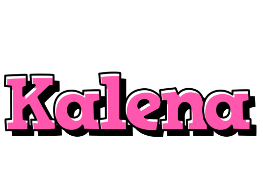 Kalena girlish logo