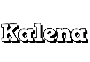 Kalena snowing logo