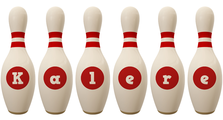 Kalere bowling-pin logo