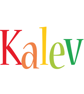 Kalev birthday logo