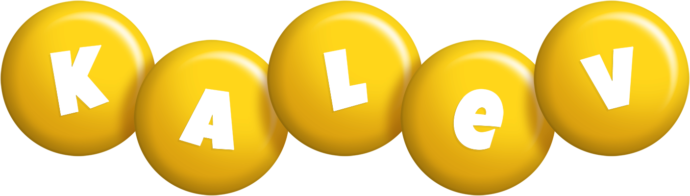 Kalev candy-yellow logo