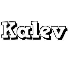 Kalev snowing logo