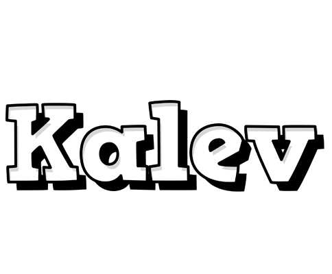 Kalev snowing logo