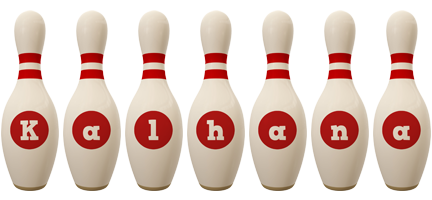 Kalhana bowling-pin logo