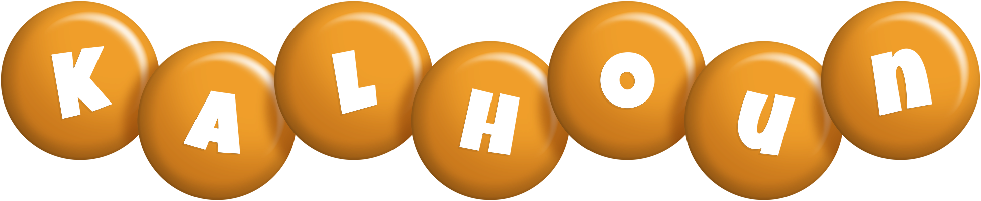 Kalhoun candy-orange logo