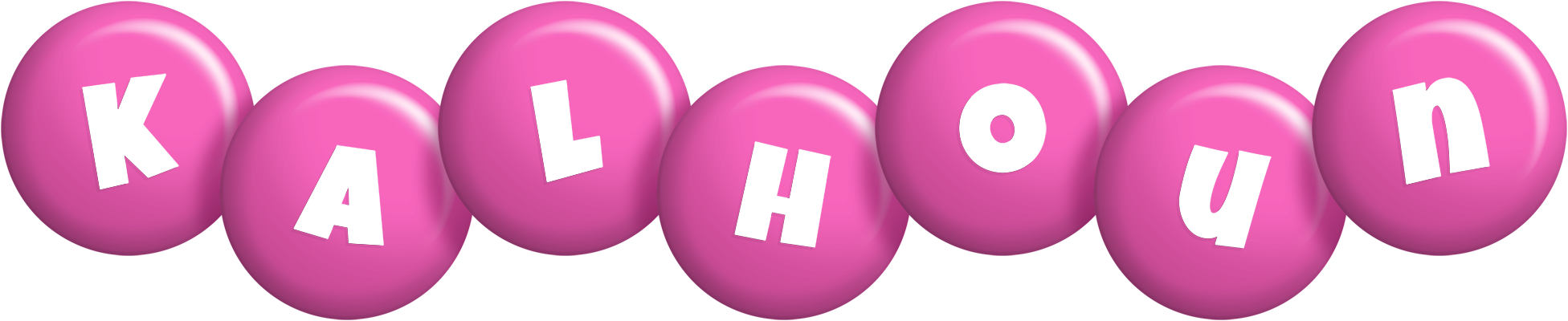 Kalhoun candy-pink logo
