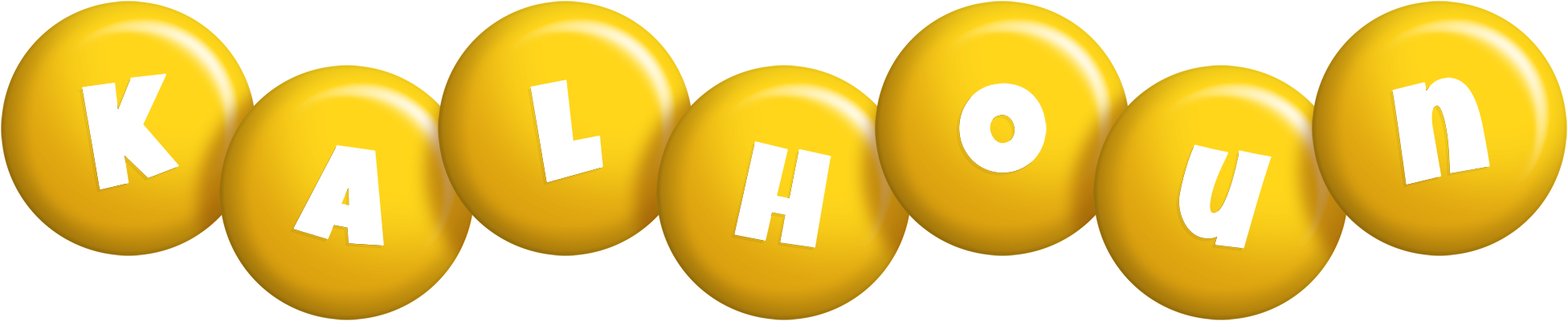 Kalhoun candy-yellow logo