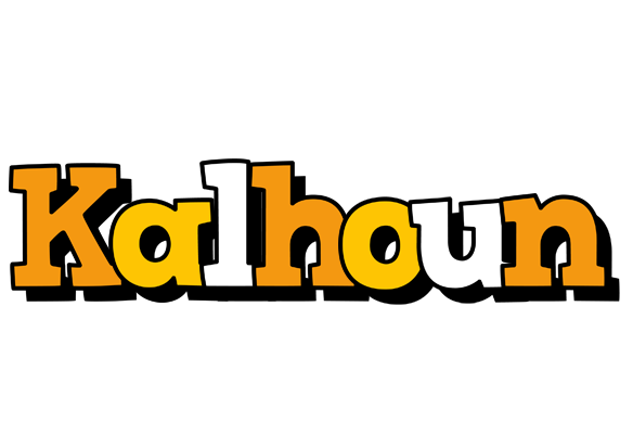 Kalhoun cartoon logo