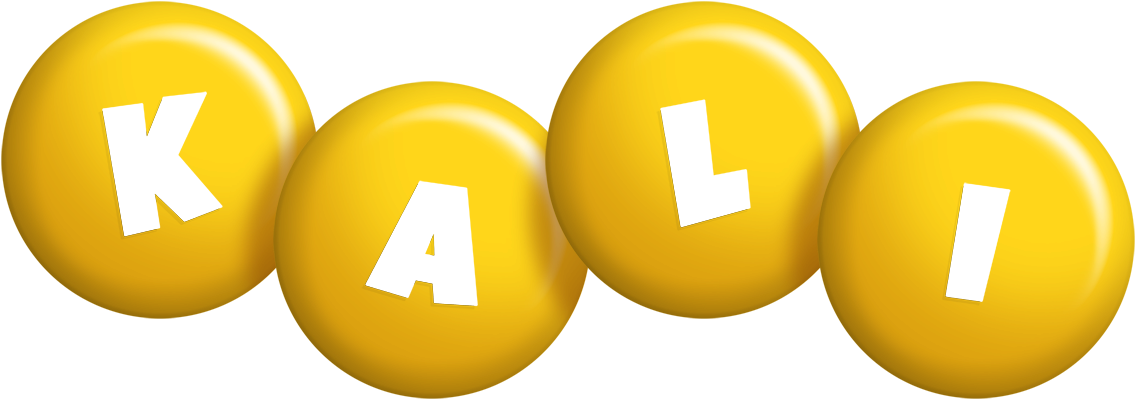 Kali candy-yellow logo