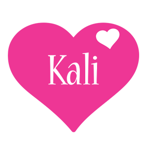 Kali love-heart logo