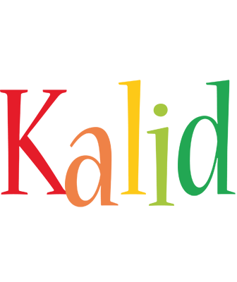 Kalid birthday logo