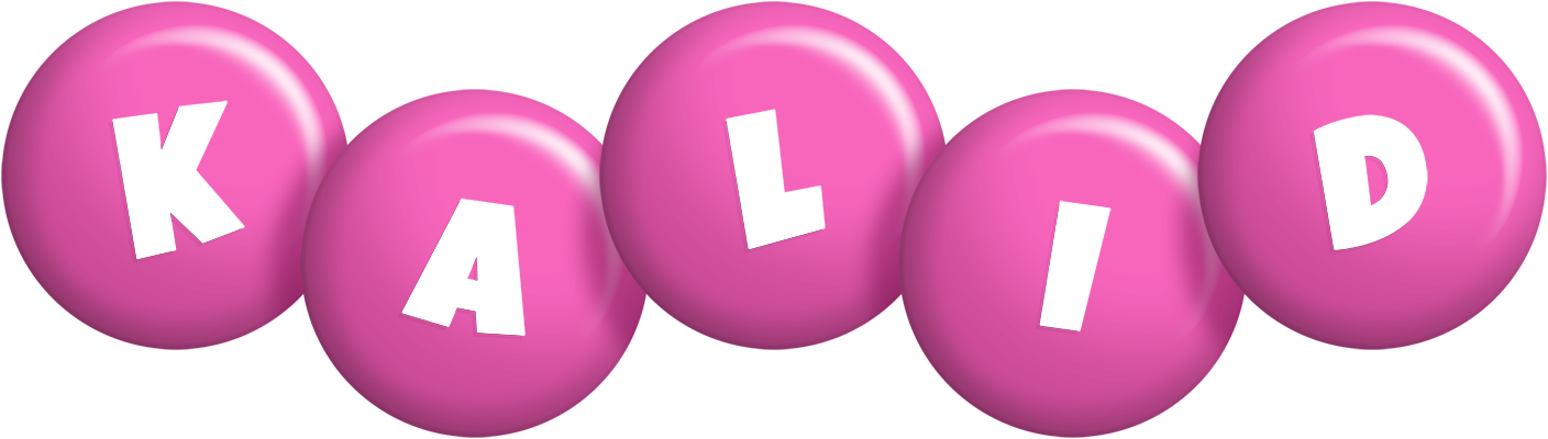 Kalid candy-pink logo