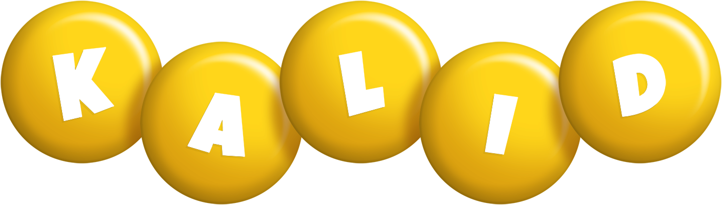 Kalid candy-yellow logo