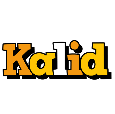 Kalid cartoon logo