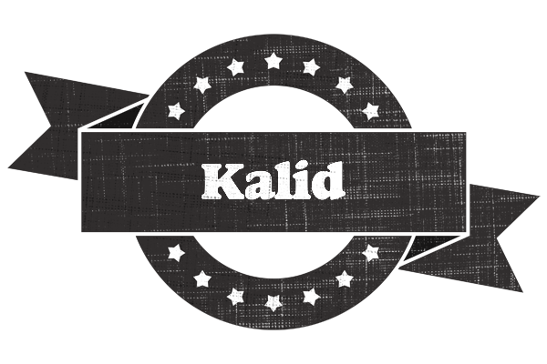 Kalid grunge logo