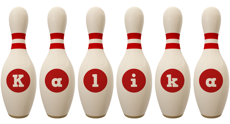 Kalika bowling-pin logo
