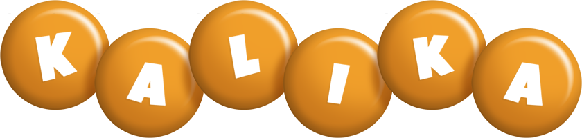 Kalika candy-orange logo