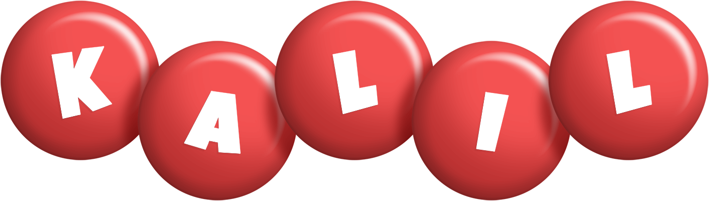 Kalil candy-red logo