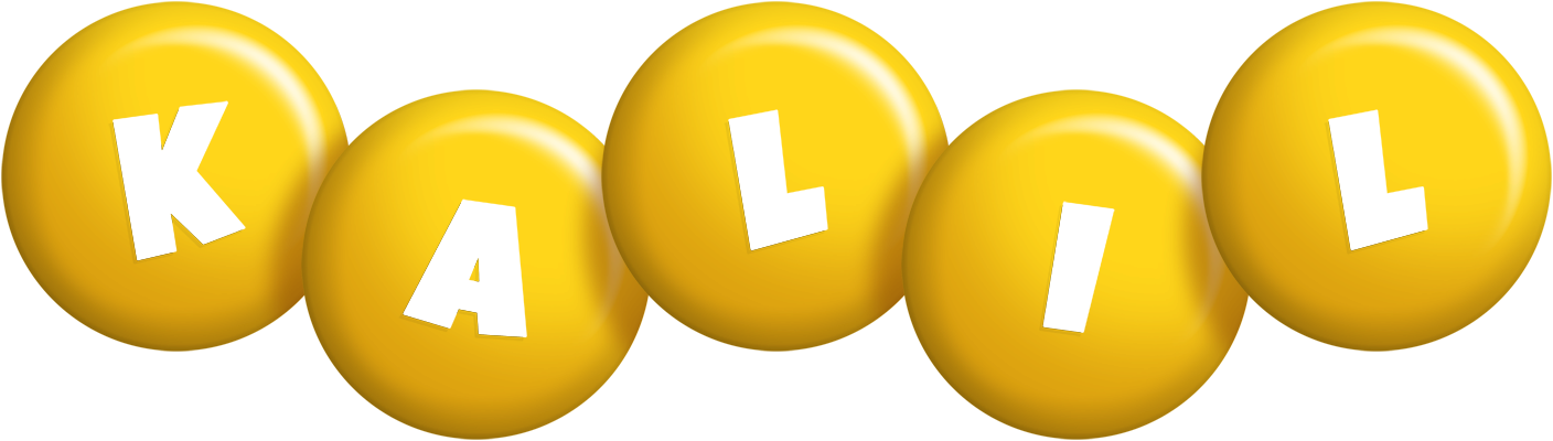 Kalil candy-yellow logo