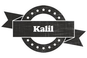 Kalil grunge logo