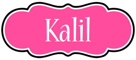 Kalil invitation logo