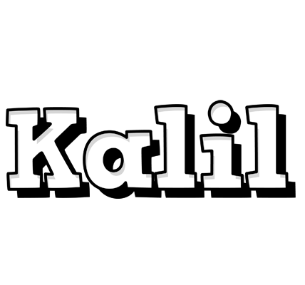 Kalil snowing logo