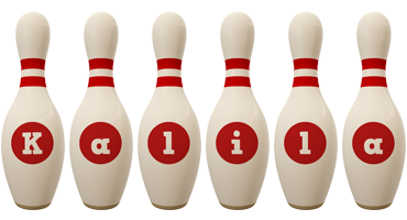 Kalila bowling-pin logo