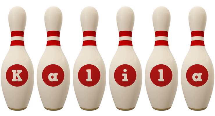 Kalila bowling-pin logo