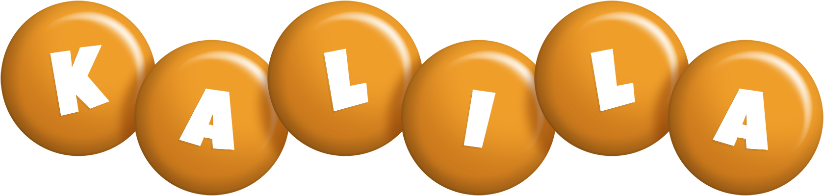 Kalila candy-orange logo