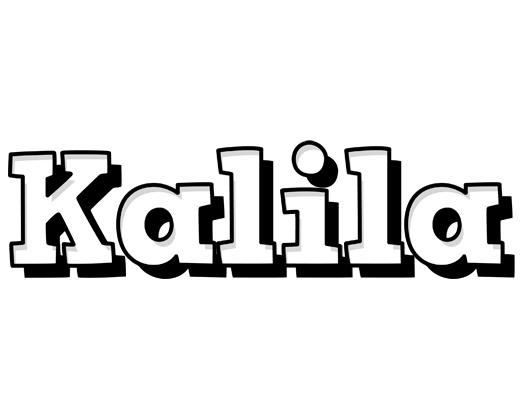 Kalila snowing logo