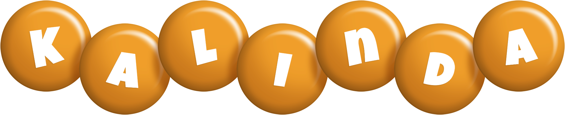 Kalinda candy-orange logo