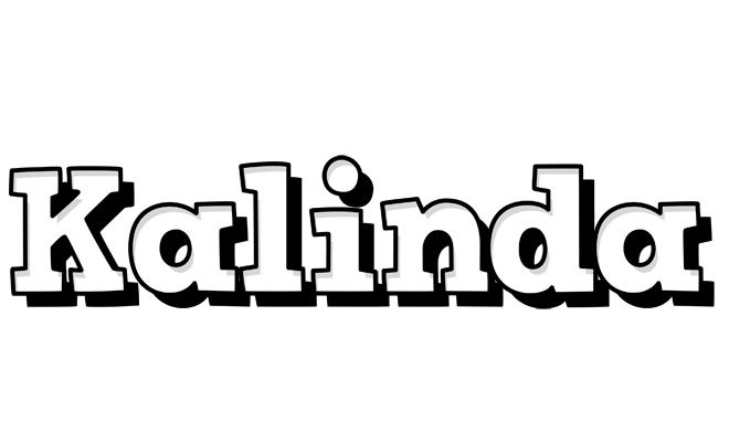 Kalinda snowing logo