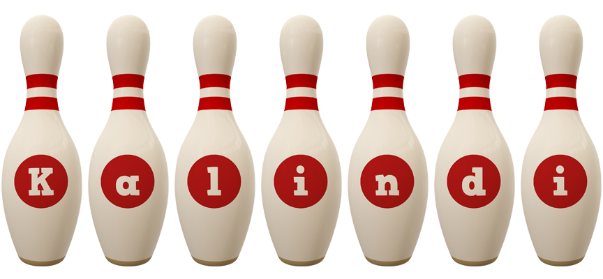 Kalindi bowling-pin logo