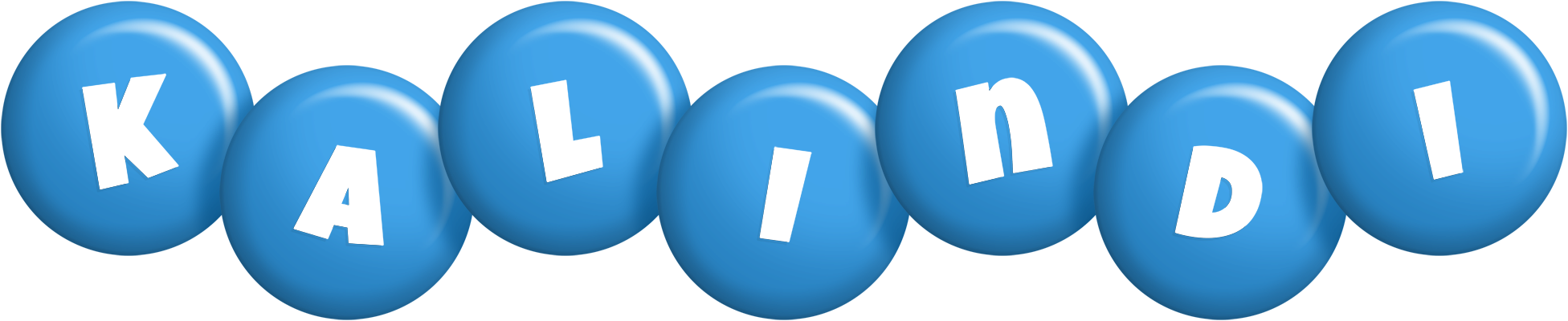 Kalindi candy-blue logo