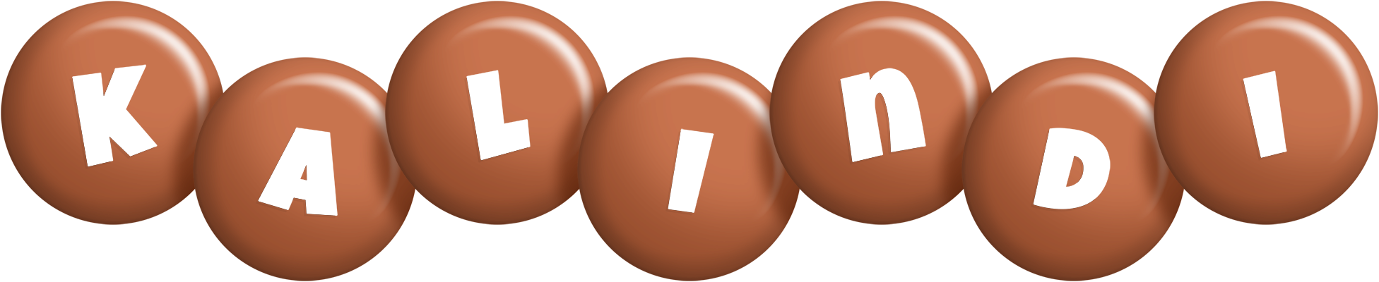 Kalindi candy-brown logo
