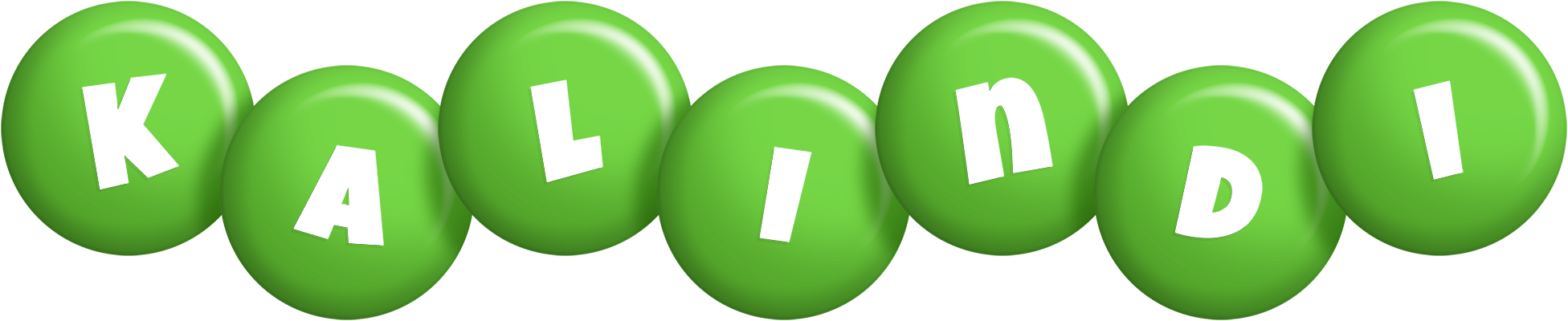 Kalindi candy-green logo