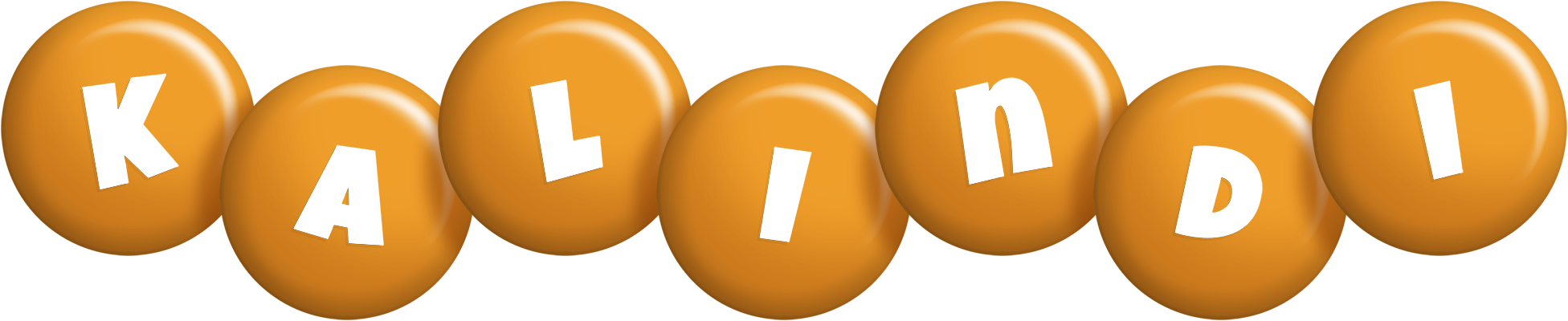 Kalindi candy-orange logo