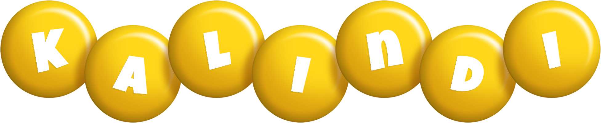 Kalindi candy-yellow logo