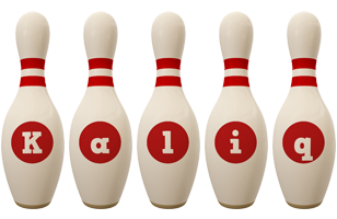 Kaliq bowling-pin logo